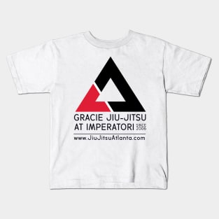 GRACIE JIU JITSU AT IMPERATORI on white Kids T-Shirt